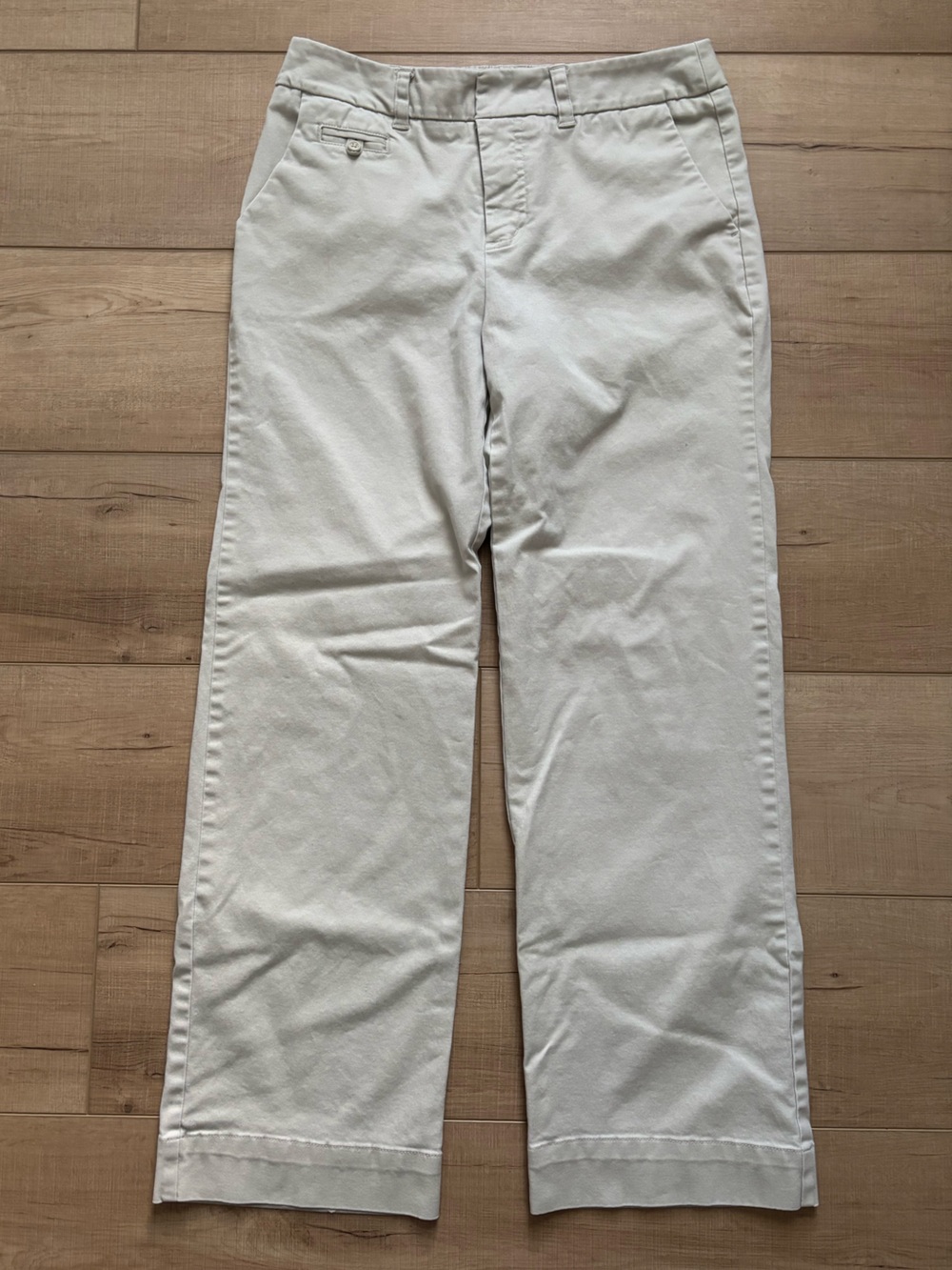 Merona Ultimate Mid Rise Straight Leg Khakis